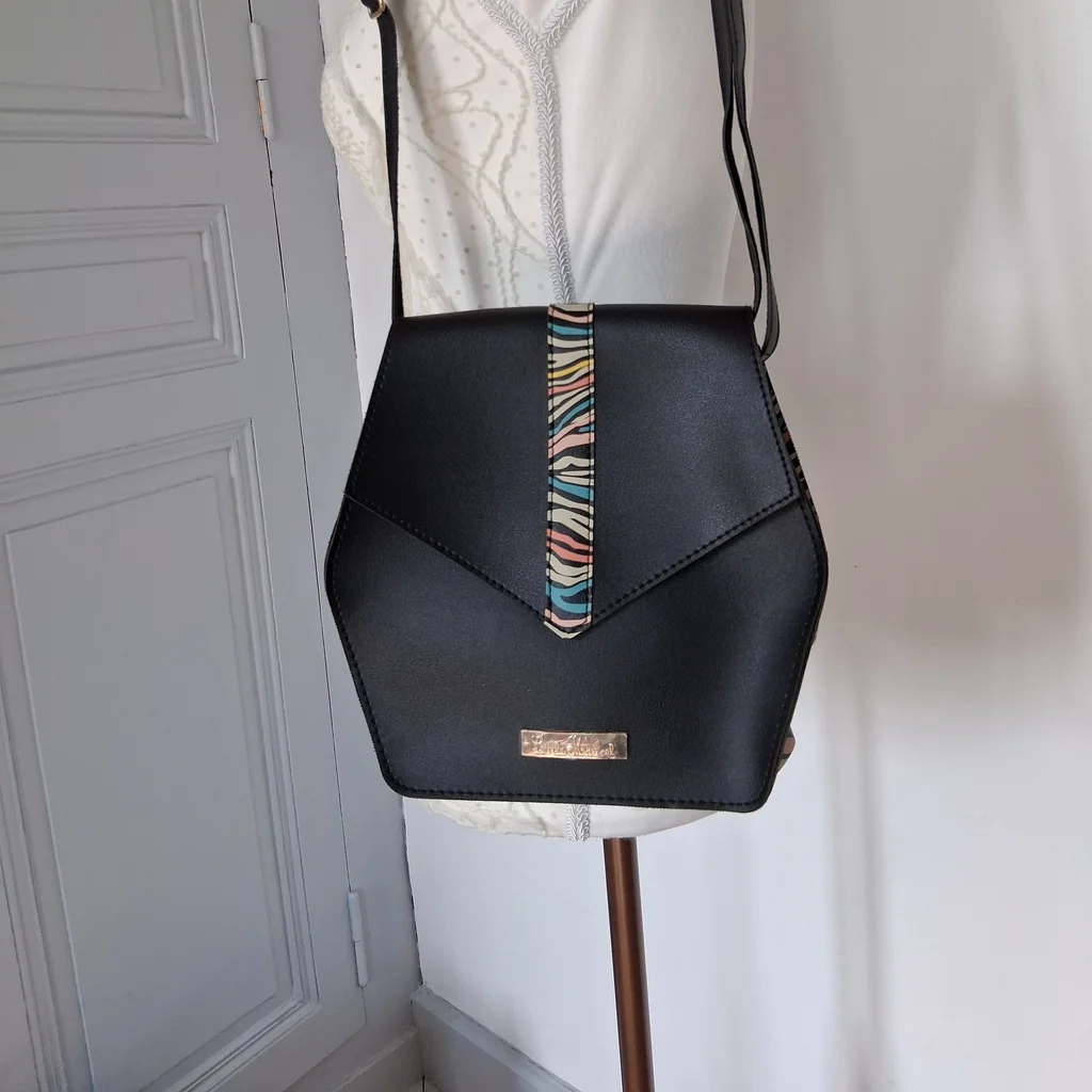 Lote de 2 bolsos Little Marcel - Bolso de viaje y Bolso bandolera negro – photo 2